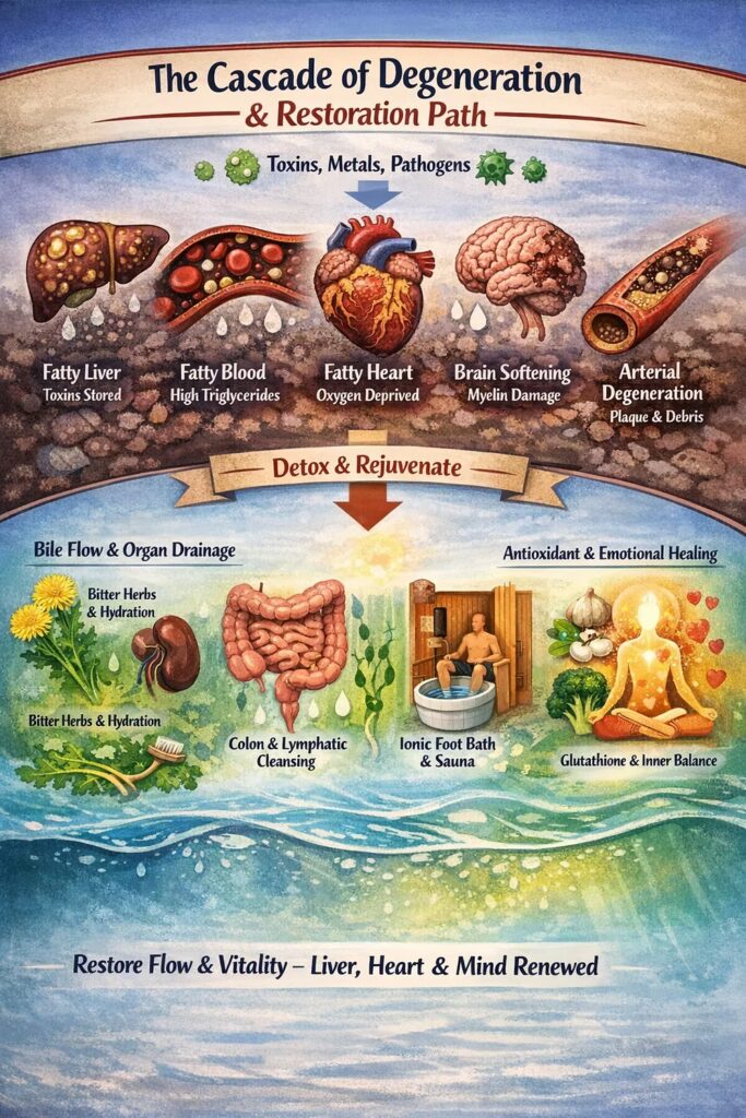Toxic residues such as petrochemicals, heavy metals, and drug metabolites binding to bile acids.